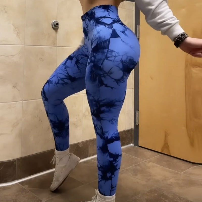 Tie-Dyed Leggings - Gymratslegacy