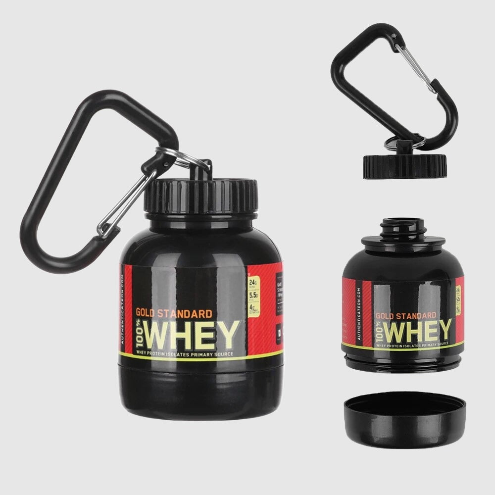 Keychain Protein Powder Bottle - Gymratslegacy