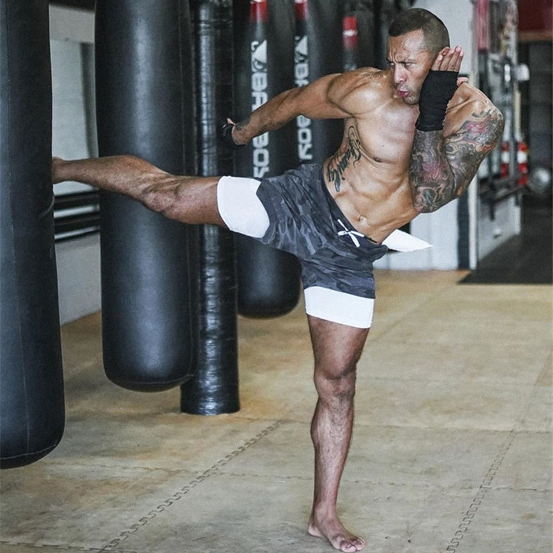 2 In 1 Quick Dry Basketball Shorts - Gymratslegacy