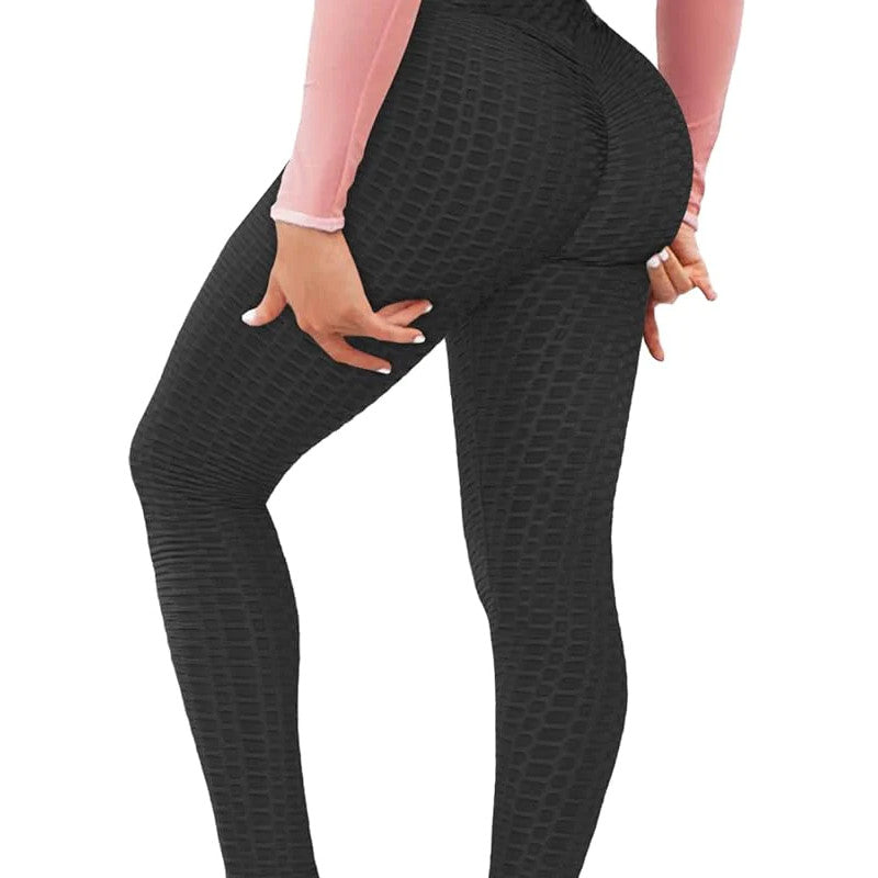 High-Waisted Bubble Leggings - Gymratslegacy