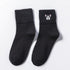 Dog Embroidery Cotton Socks - Gymratslegacy