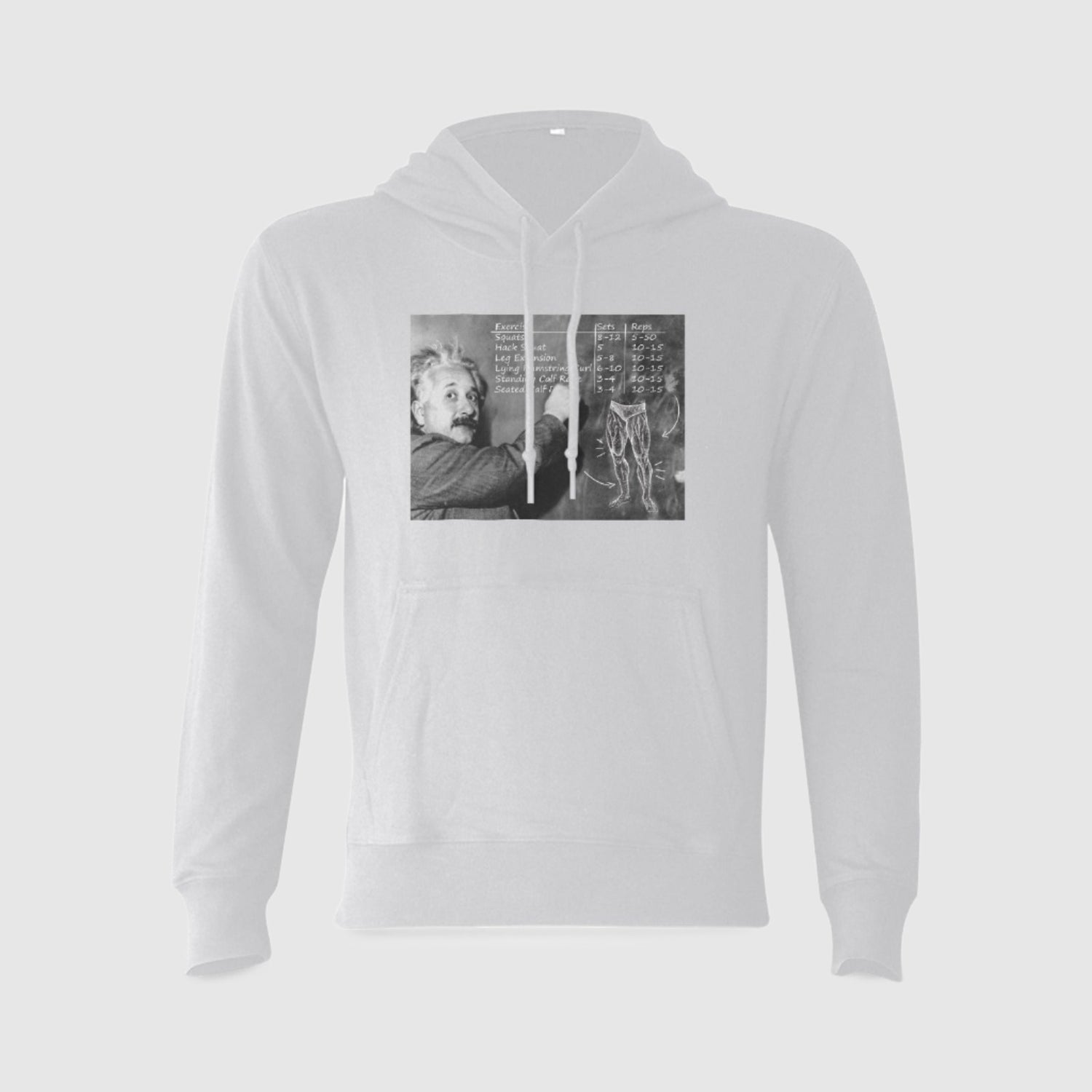 Einstein Never Skip Leg Day Hoodie - Gymratslegacy