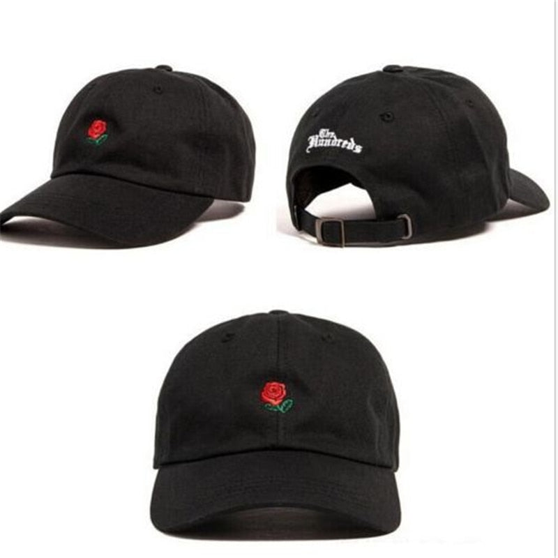 Rose Embroidered Baseball Cap - Gymratslegacy