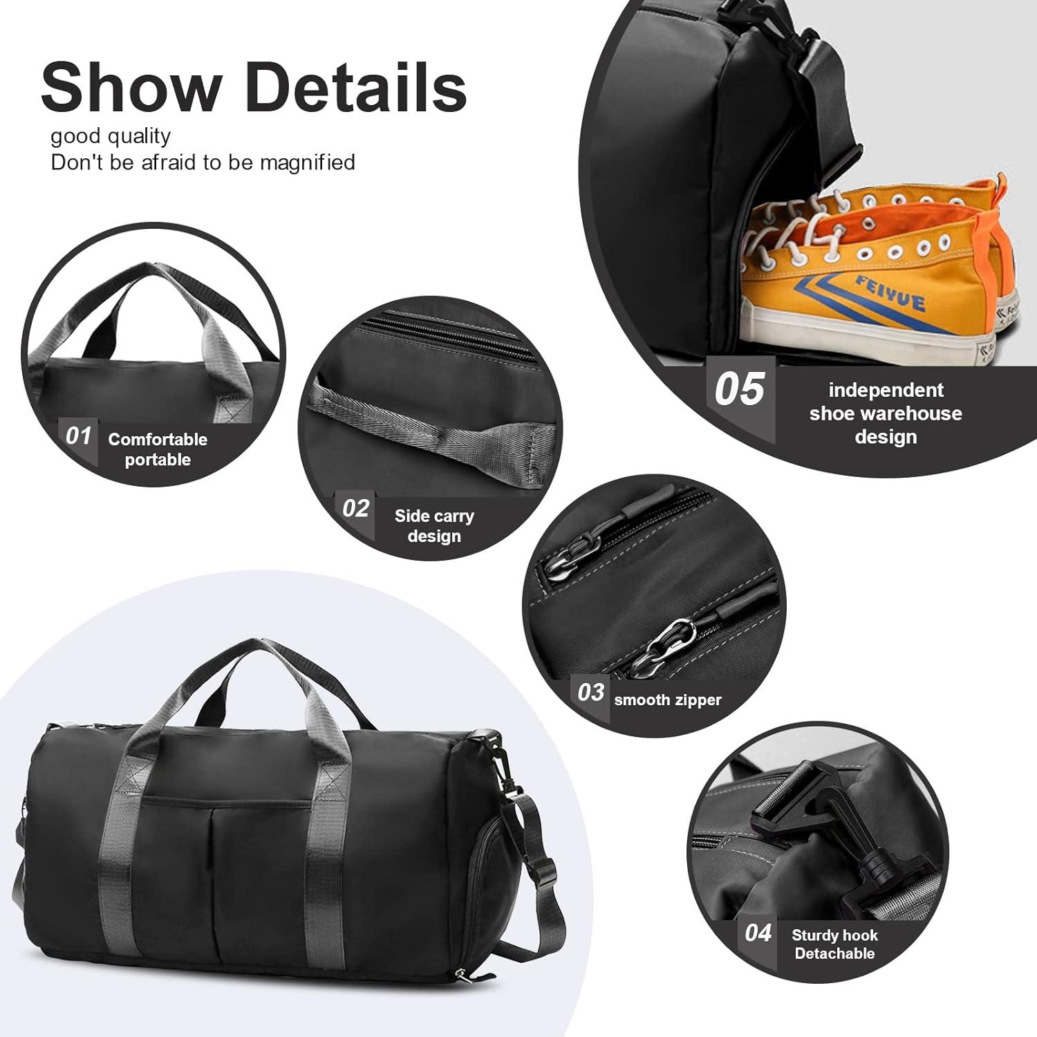 Gym Bag with Wet Pocket & Shoes Compartment - Gymratslegacy