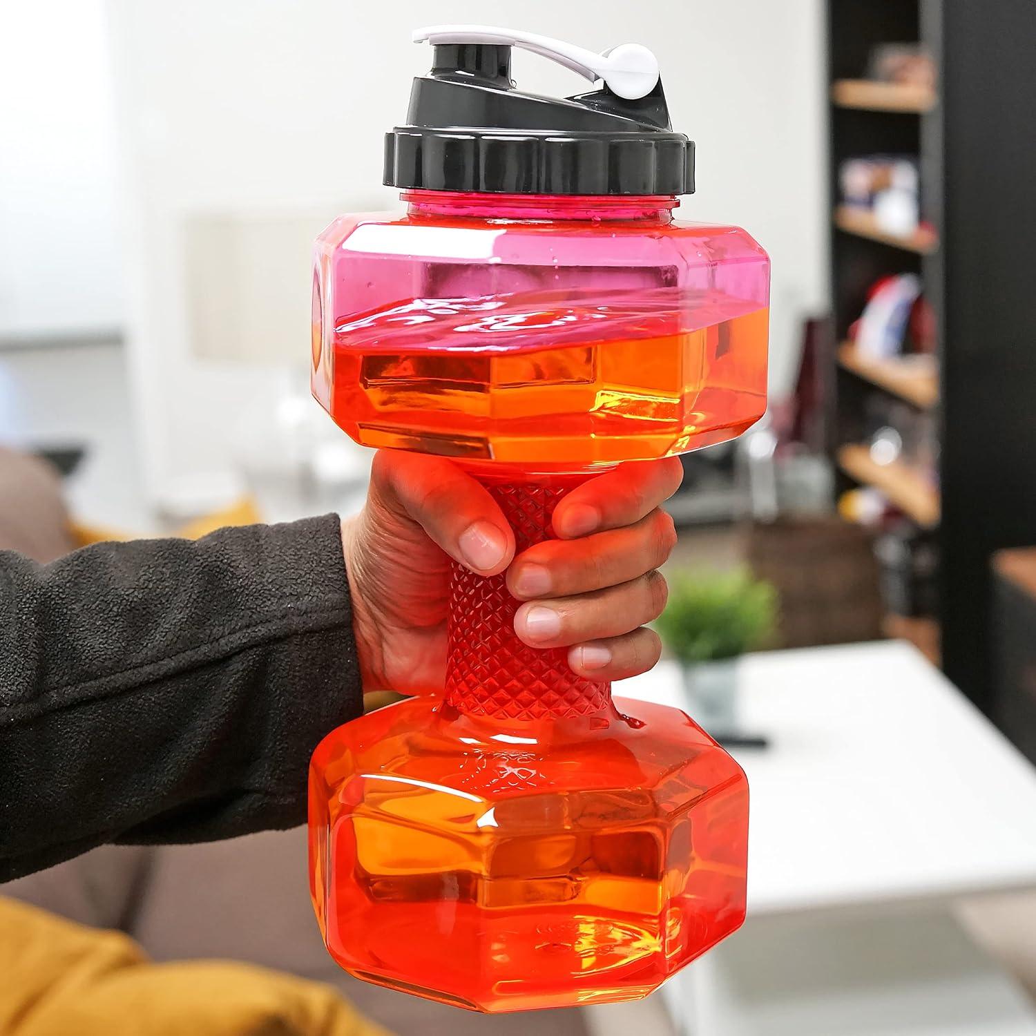 2.2L Water Bottle Dumbbell Shape - Gymratslegacy