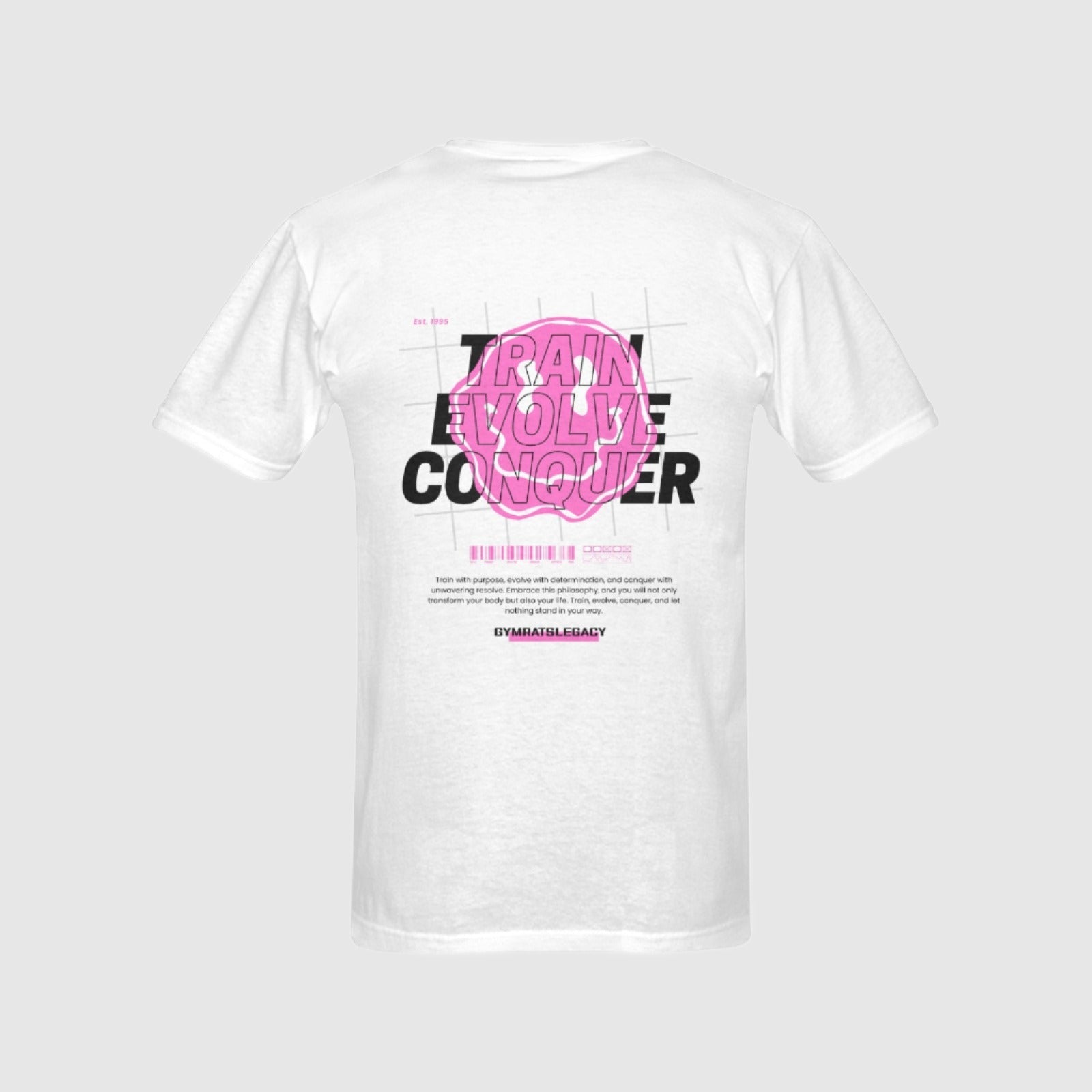 T-Shirt Train Evolve Conquer - Gymratslegacy