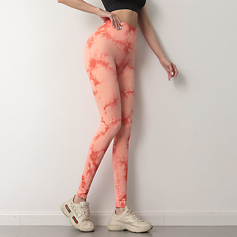 Tie-Dyed Leggings - Gymratslegacy
