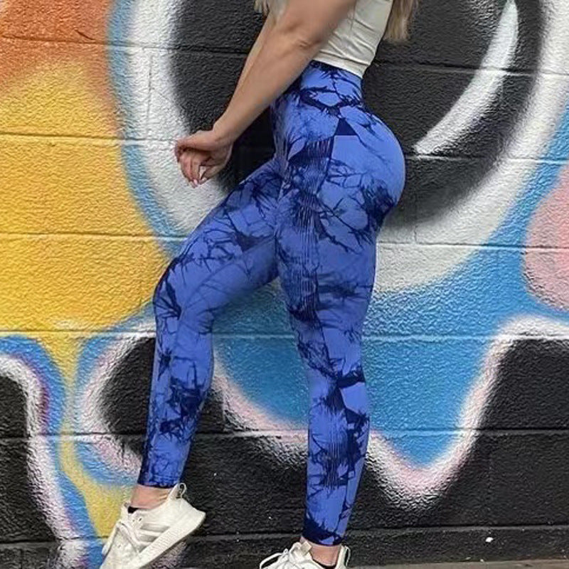 Tie-Dyed Leggings - Gymratslegacy