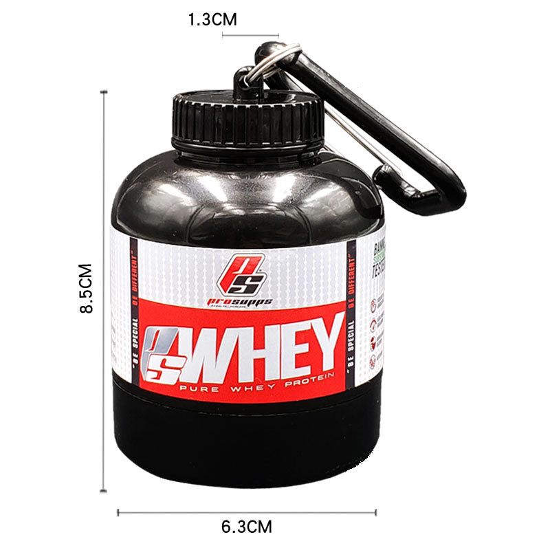 Keychain Protein Powder Bottle - Gymratslegacy