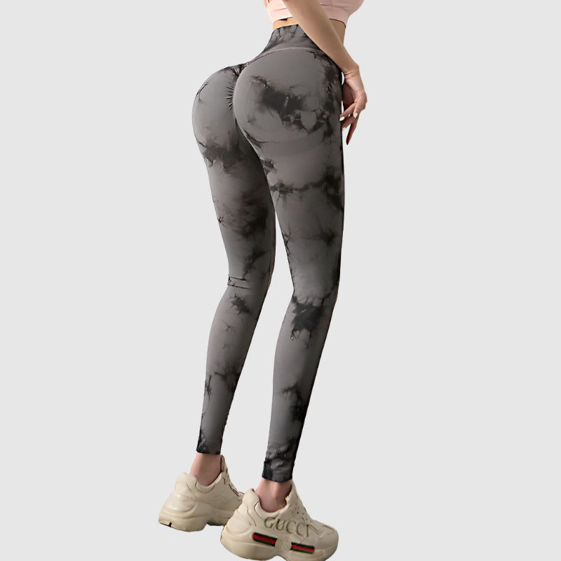 Tie-Dyed Leggings - Gymratslegacy