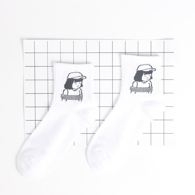 Cute Emoji Patterned Socks - Gymratslegacy