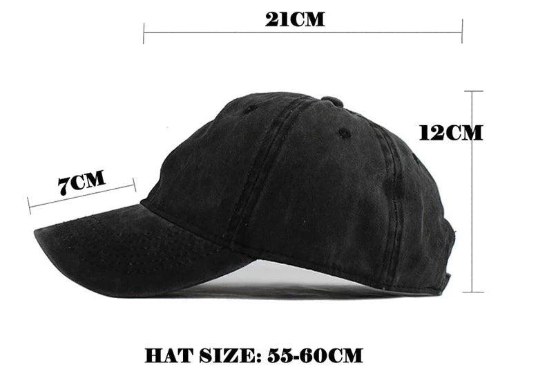 Washed Cotton Baseball Cap - Gymratslegacy