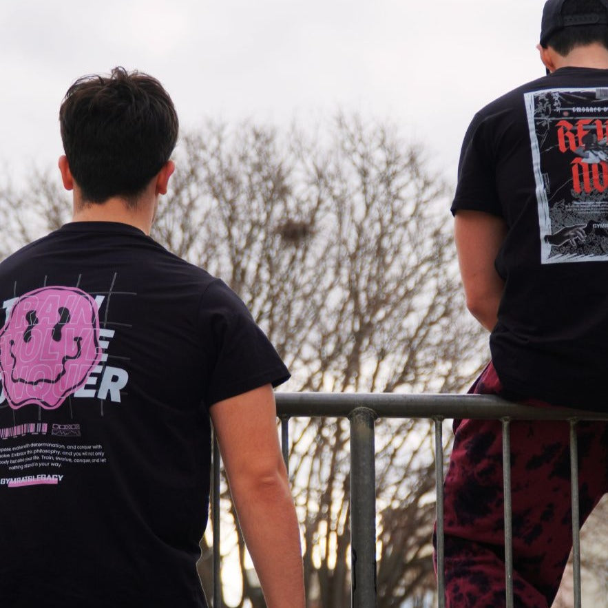 T-Shirt Train Evolve Conquer - Gymratslegacy