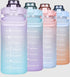 2L Motivational Water Bottle with Straw - Gymratslegacy