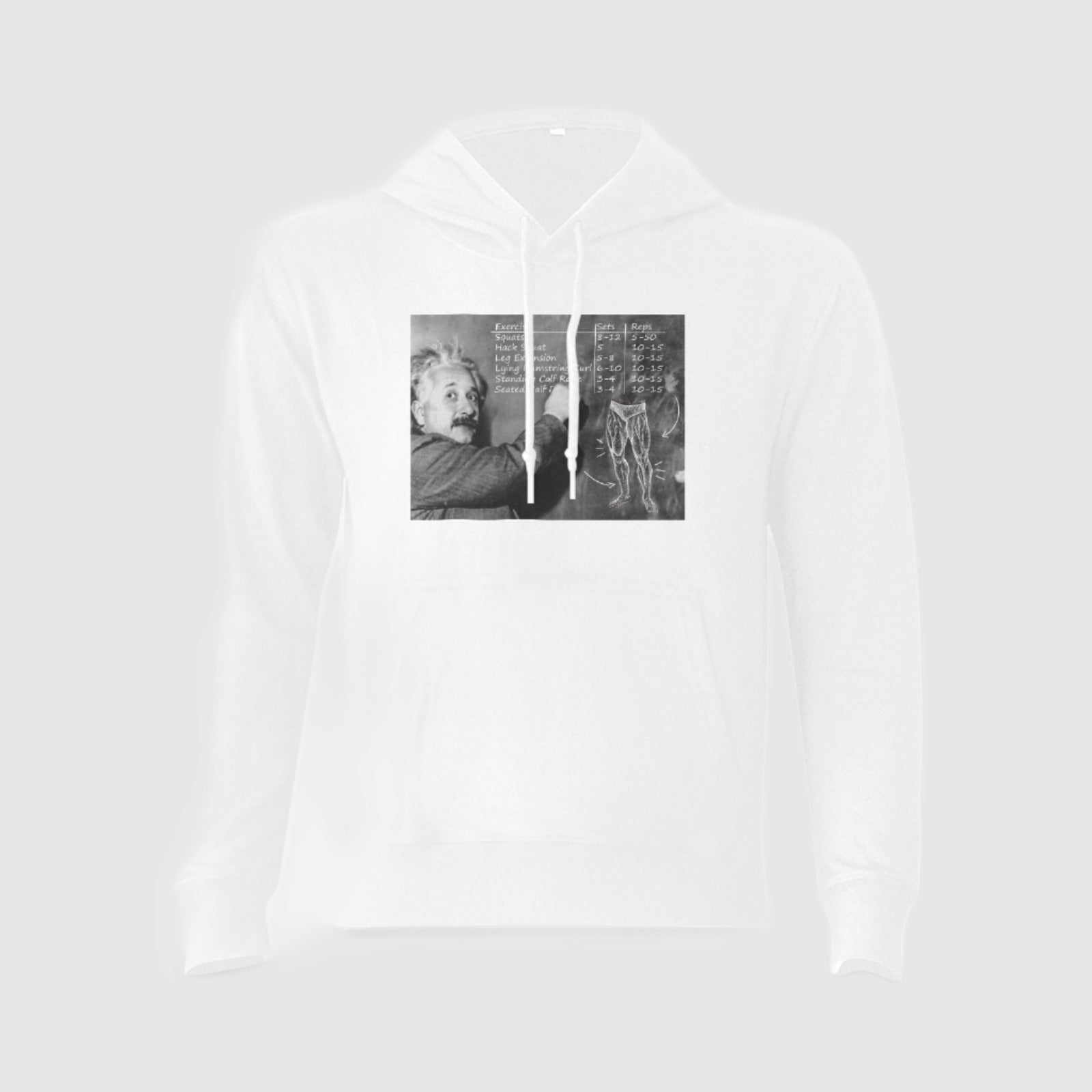 Einstein Never Skip Leg Day Hoodie - Gymratslegacy