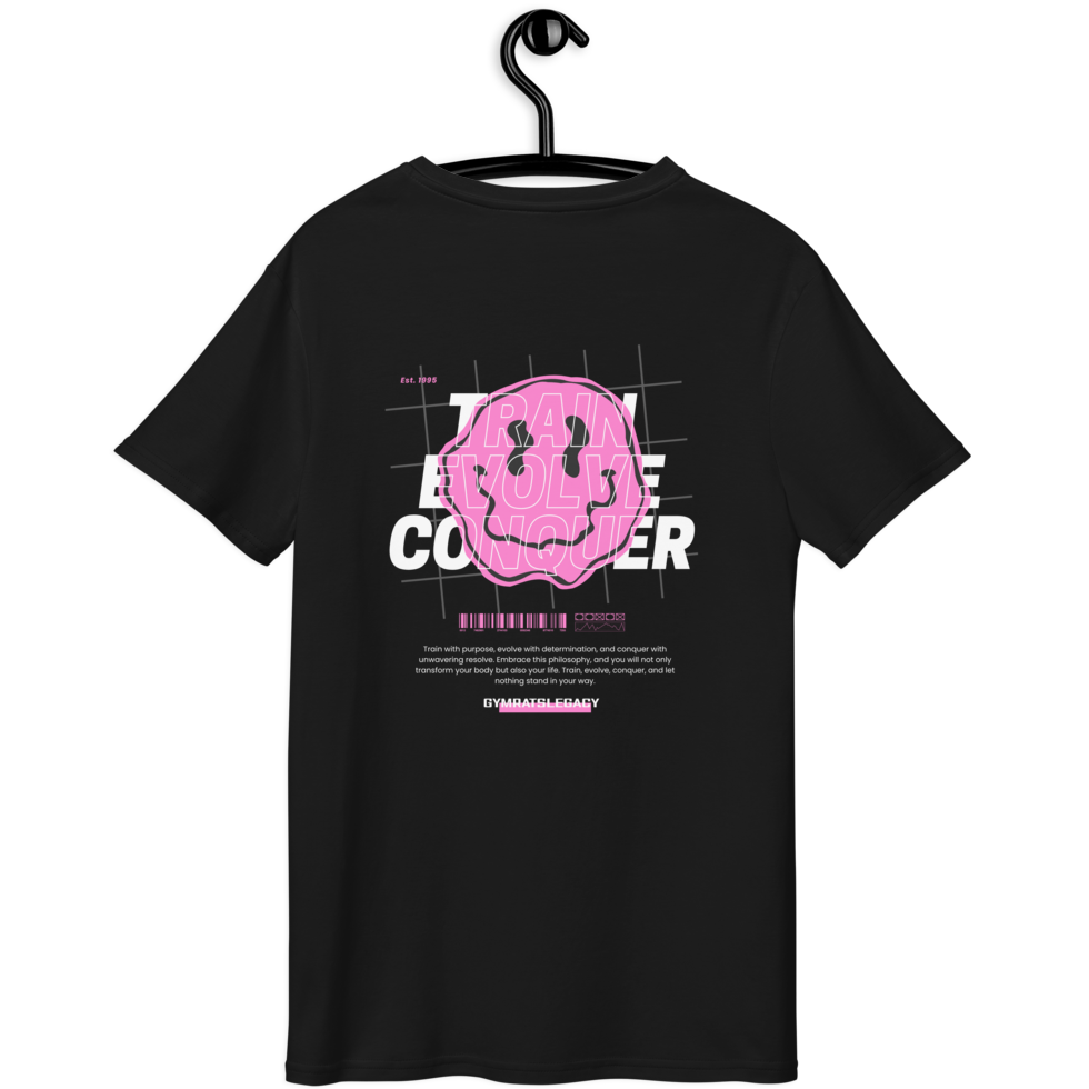 T-Shirt Train Evolve Conquer - Gymratslegacy