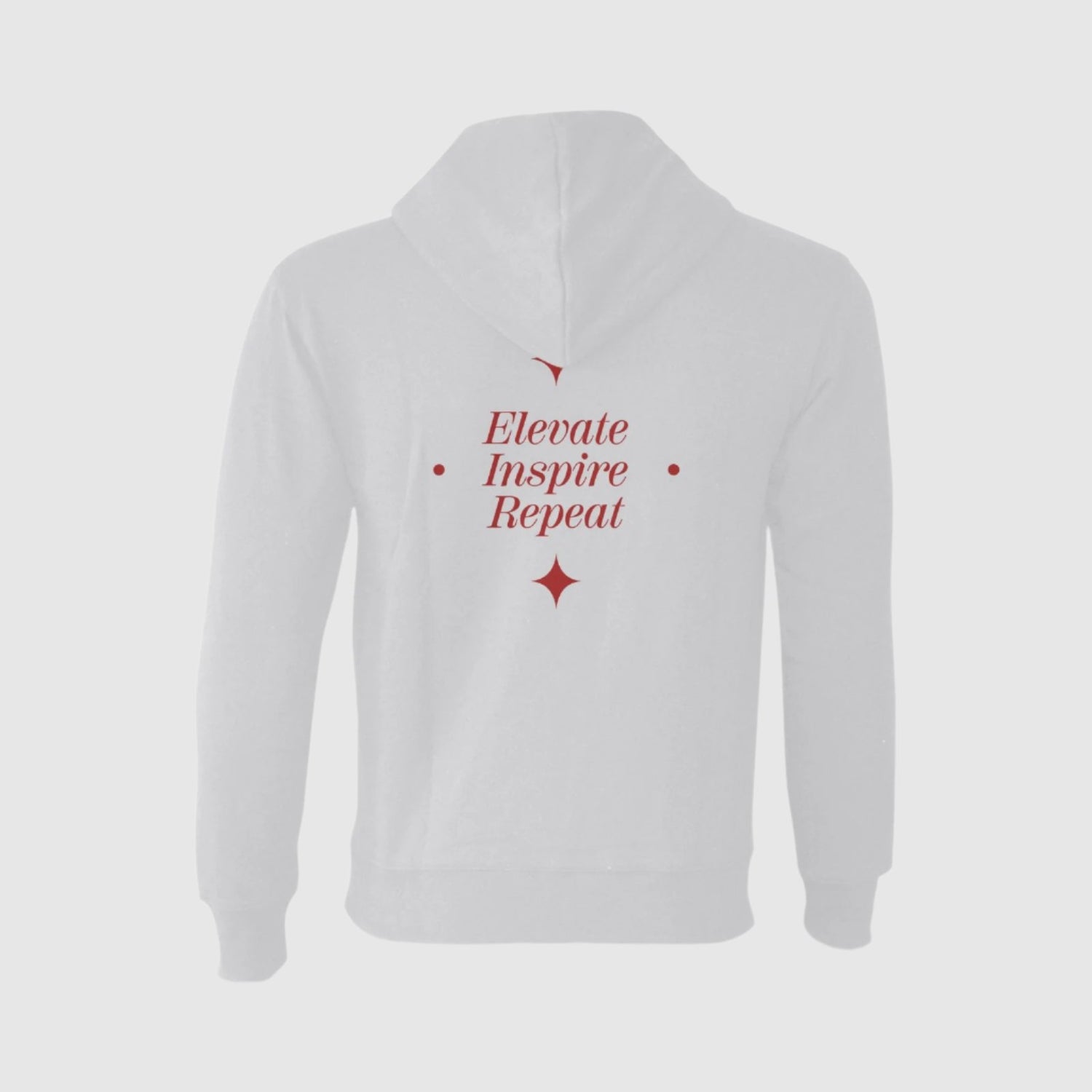 Elevate Inspire Repeat Hoodie – Rise, Motivate, and Keep Moving Forward