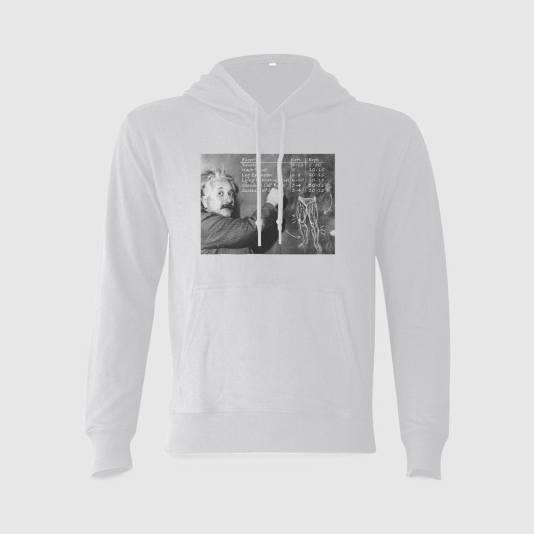 Einstein Never Skip Leg Day Hoodie - Gymratslegacy