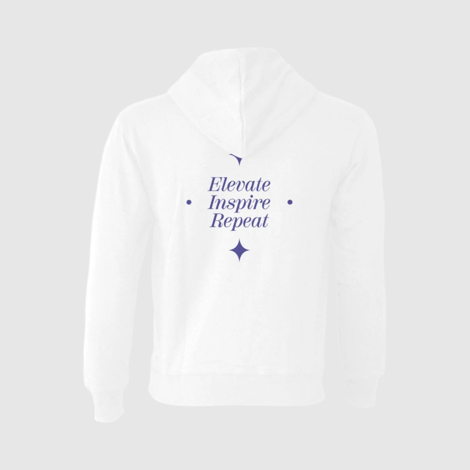 Elevate Inspire Repeat Hoodie – Rise, Motivate, and Keep Moving Forward