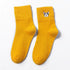 Dog Embroidery Cotton Socks - Gymratslegacy