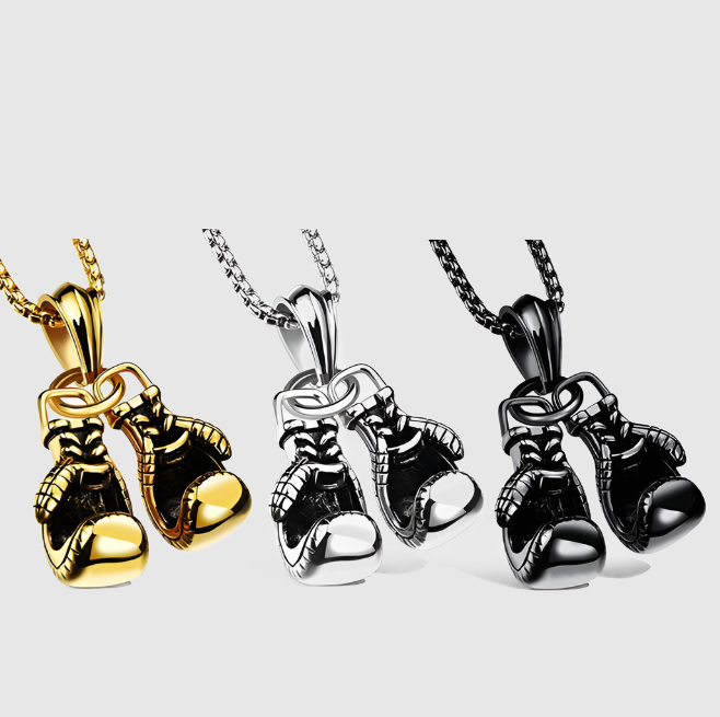 Boxing Gloves Necklace - Gymratslegacy