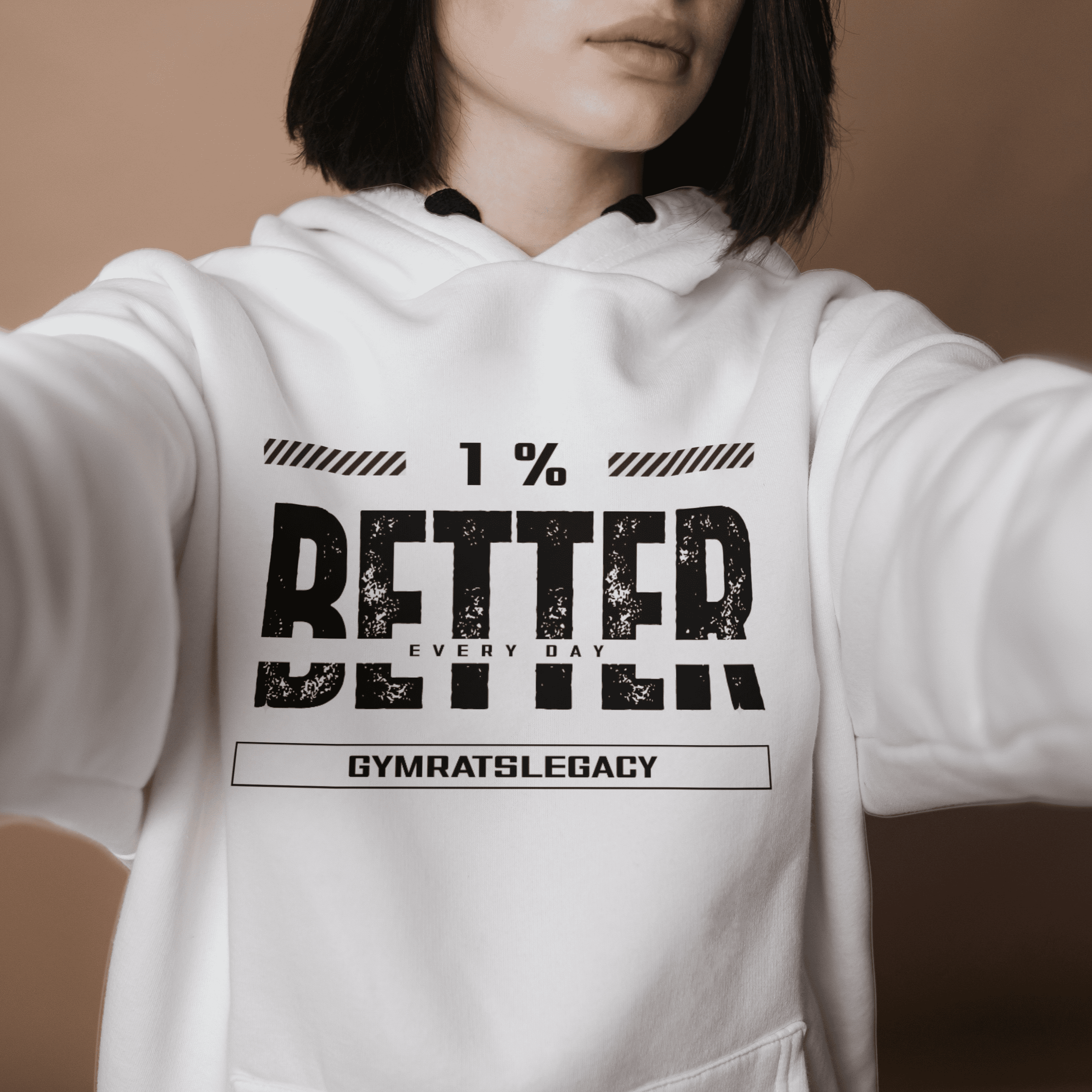 1% Better Every Day Hoodie - Gymratslegacy